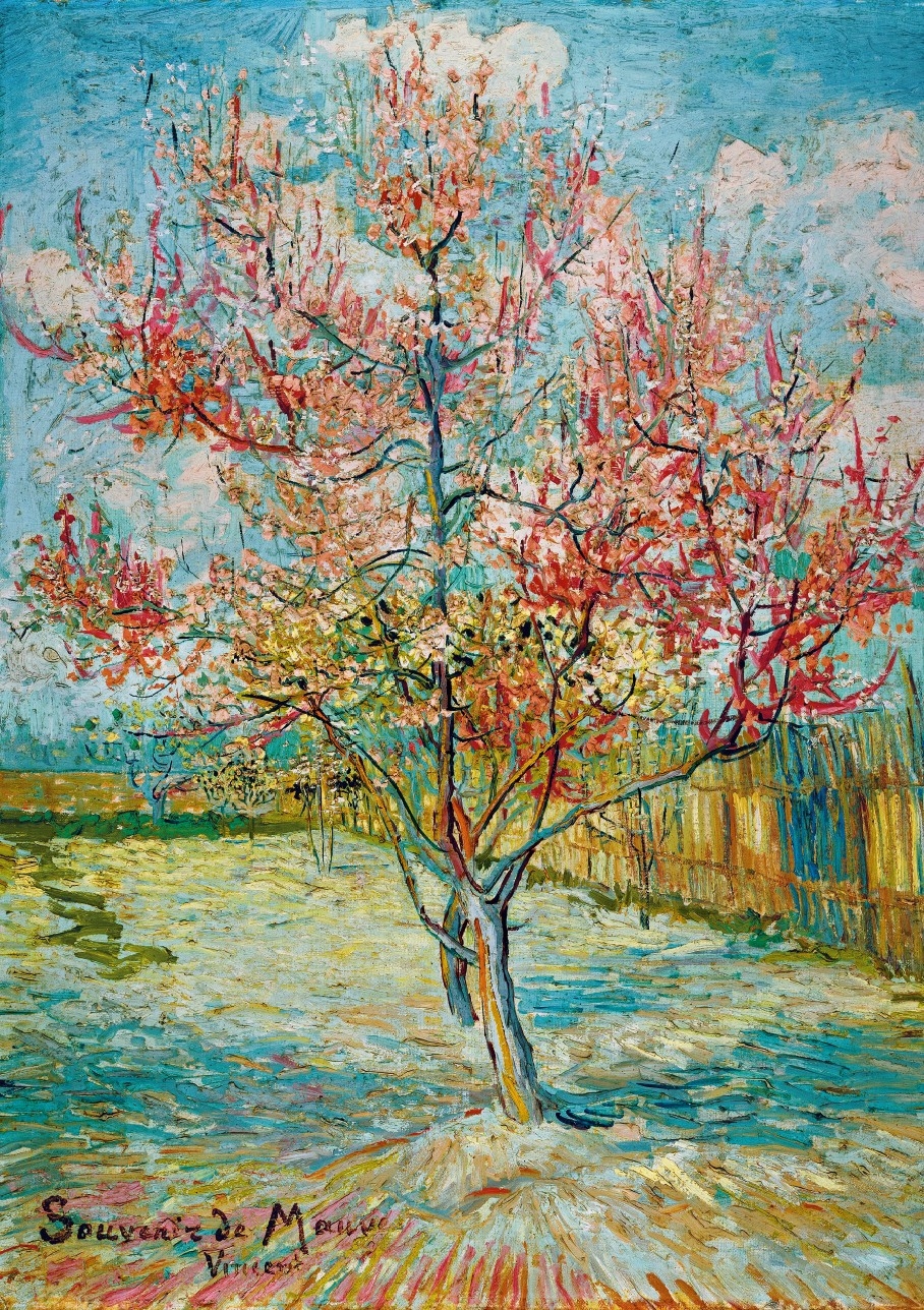 Vincent Van Gogh - Pink Peach Trees (Souvenir de Mauve), 1888