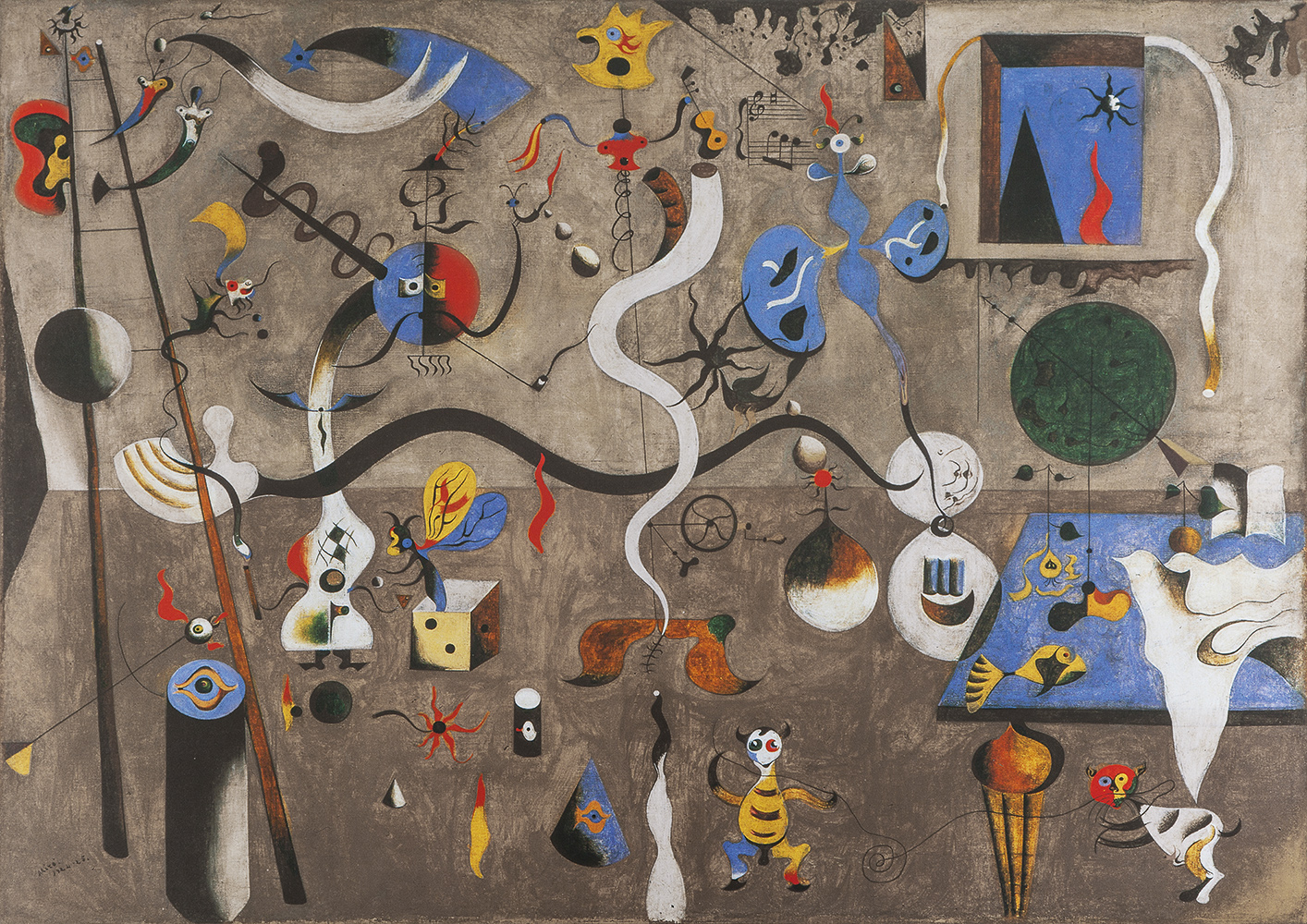 Joan Miro  - The Harlequin's Carnival, 1924-1925