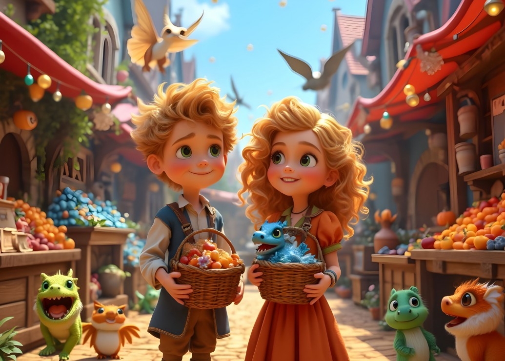 Der Markt der kleinen Drachen