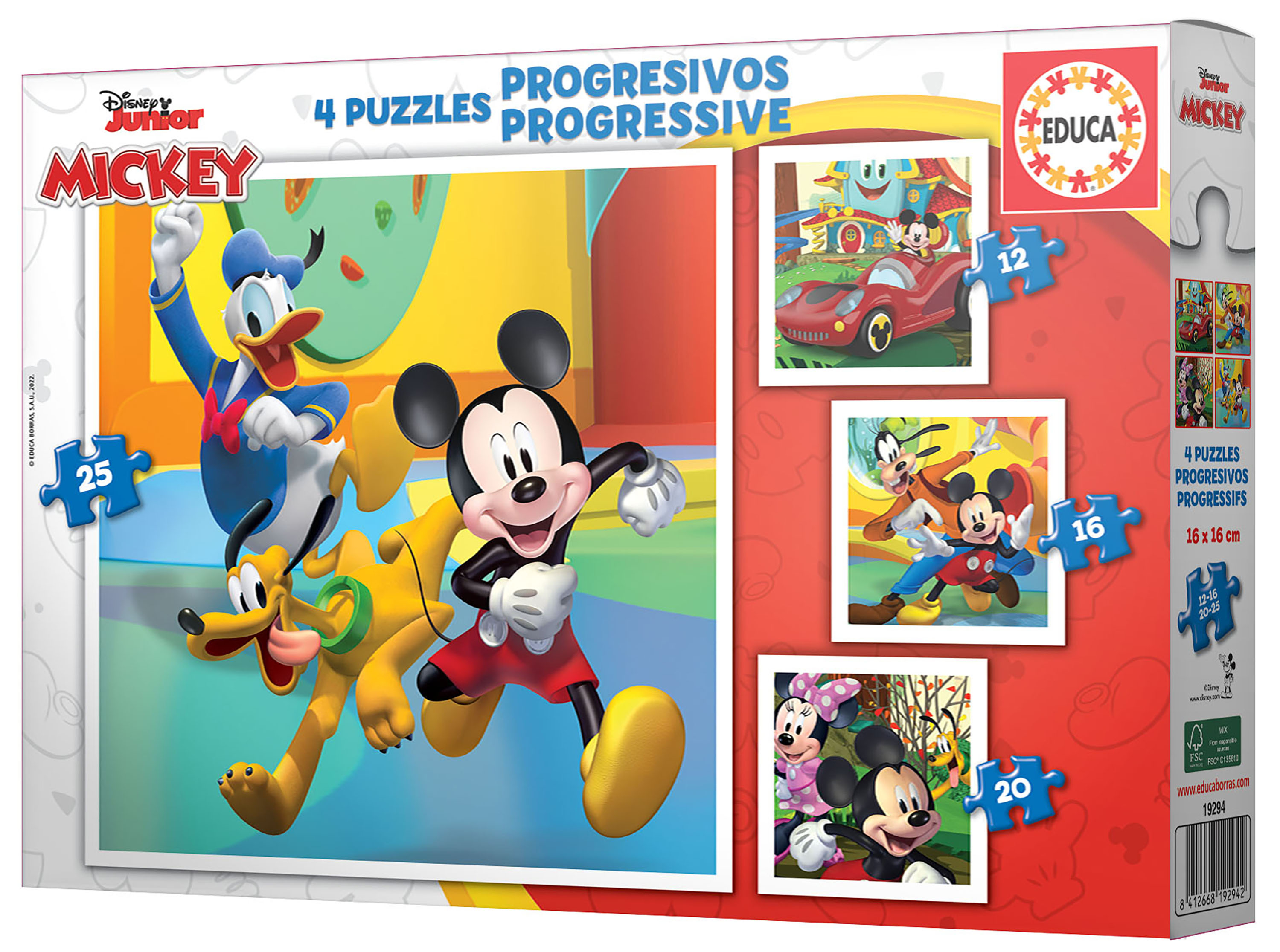 4 Puzzles - Mickey & Friends