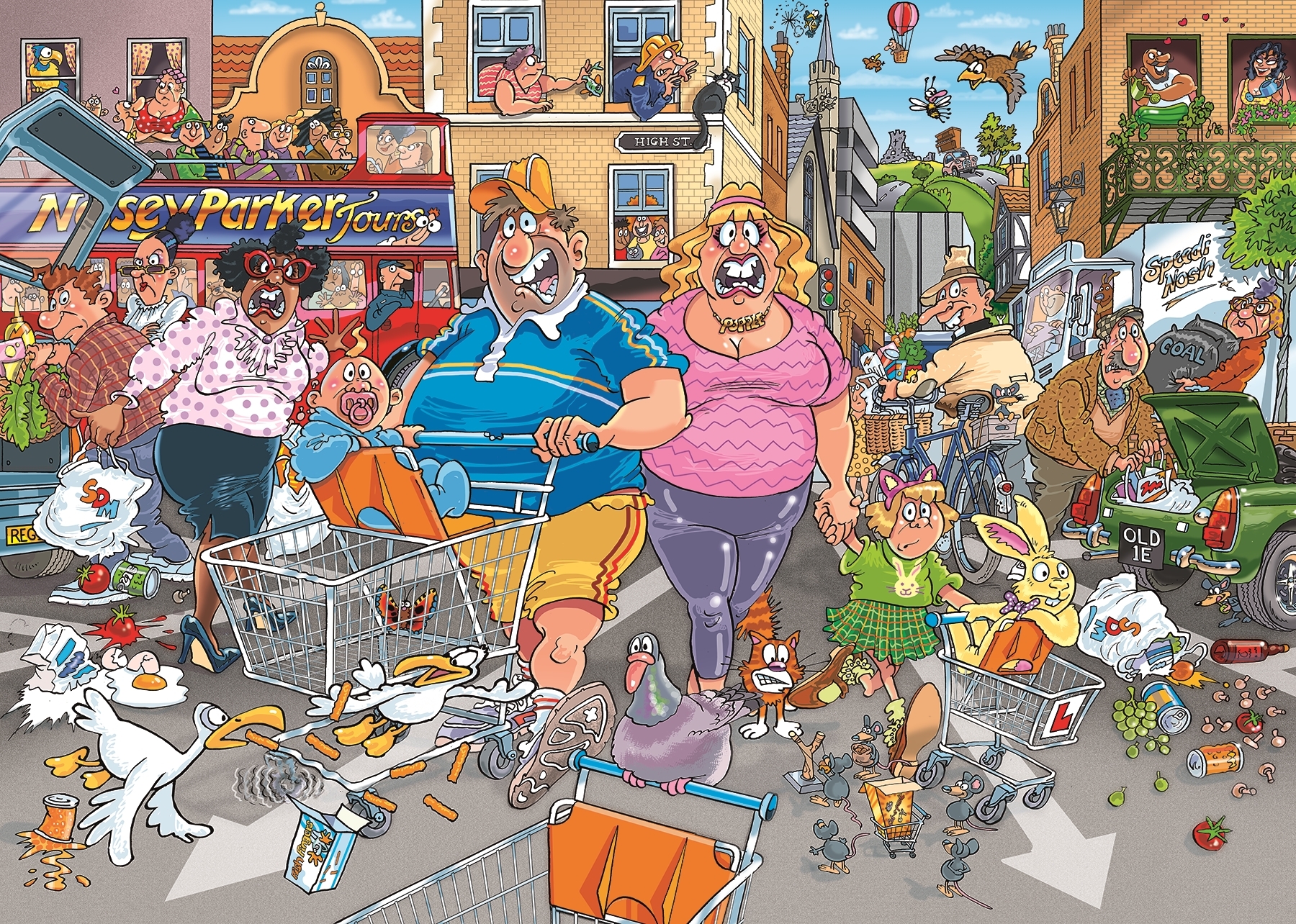 Wasgij Original 46 - Warenhaus-Wahnsinn! (1000 Teile)