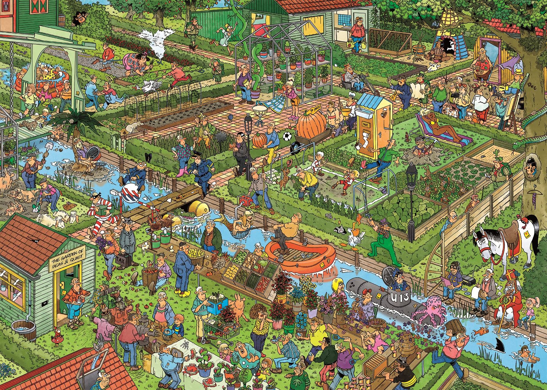 Jan van Haasteren - Gemüsegarten