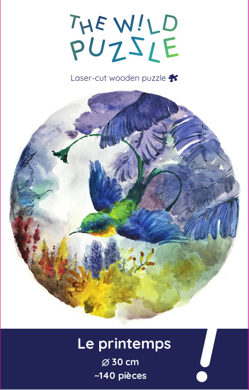 Wooden Puzzle - Spring