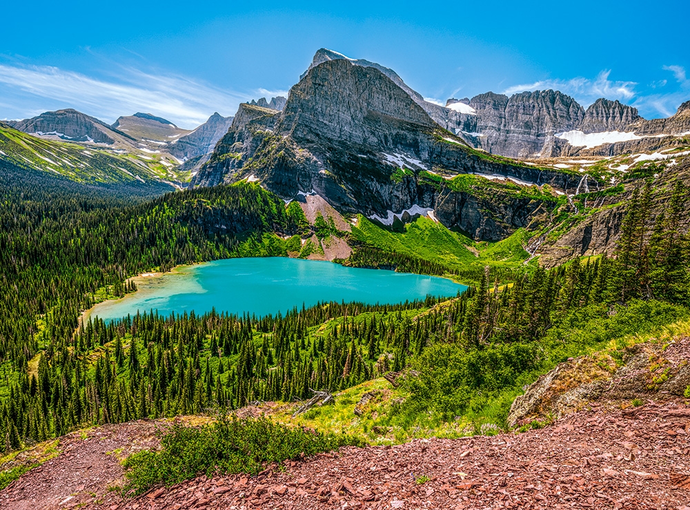 Grinnell Lake, Glacier National Park, USA