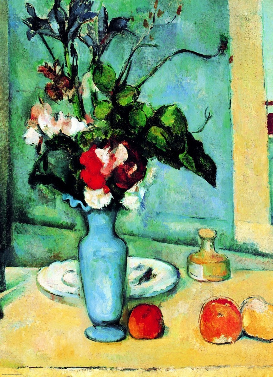 Paul Cezanne: Die Blaue Vase (Detail)