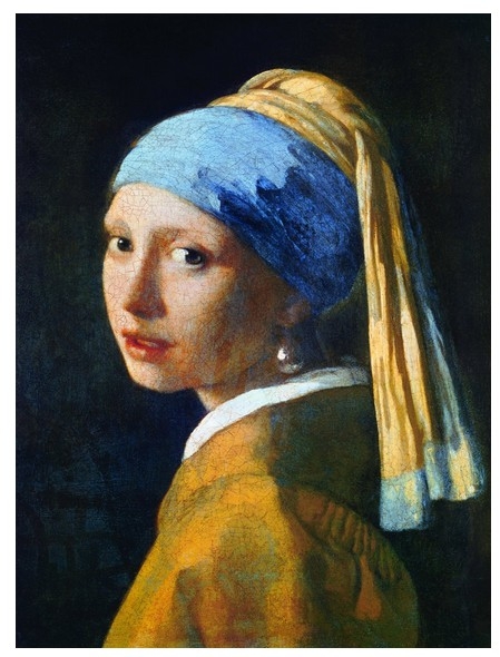 Vermeer Johannes: Das Mädchen mit dem Perlenohrring, 1665