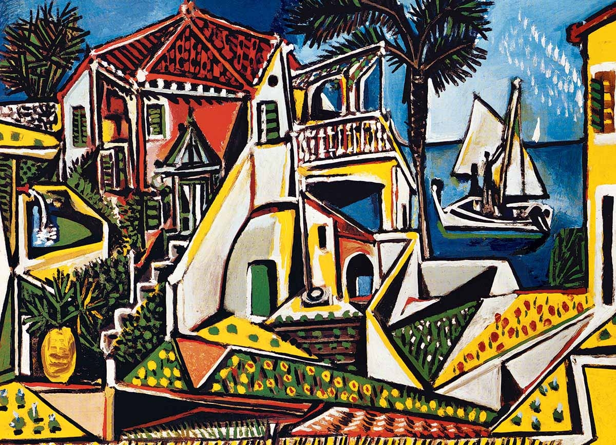 Pablo Picasso - Mediterrane Landschaft