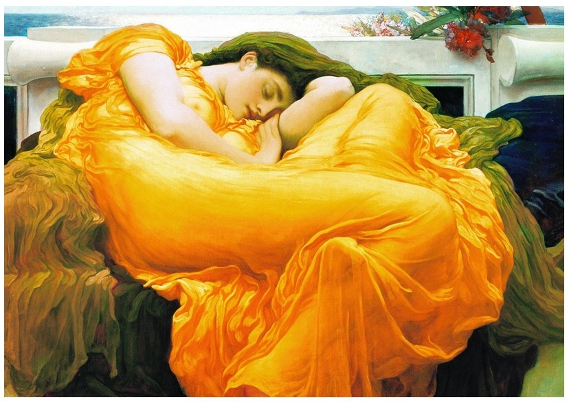 Frederick Lord Leighton: Flaming June