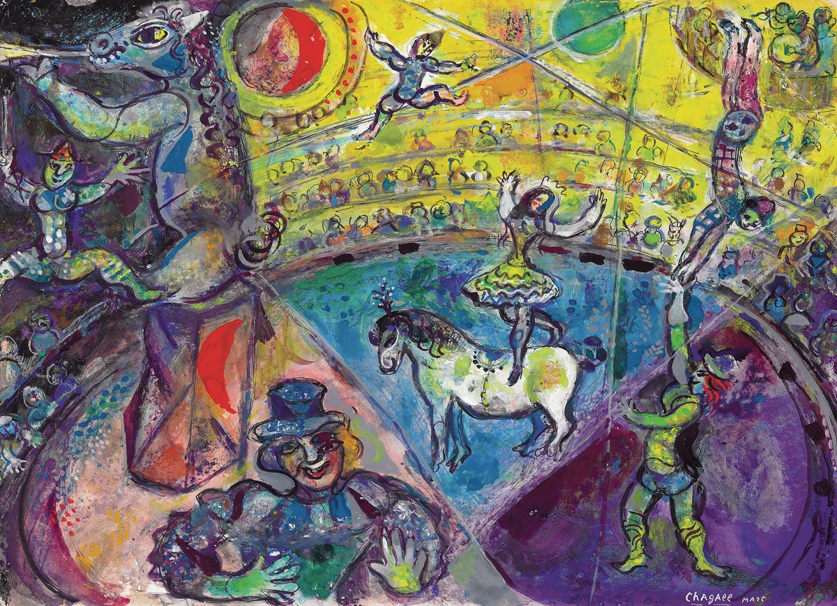 Marc Chagall - The Circus Horse