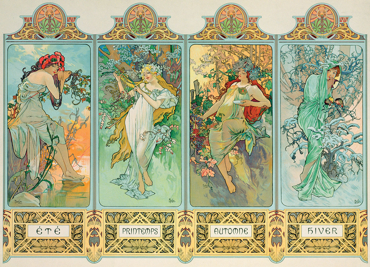 Mucha Alfons: Four Seasons
