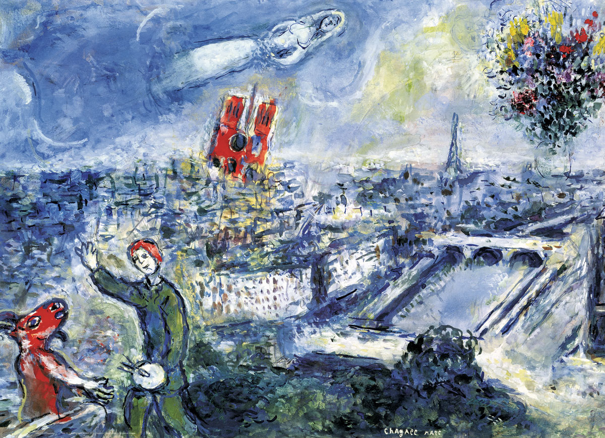 Chagall Marc - Abstraktes Paris