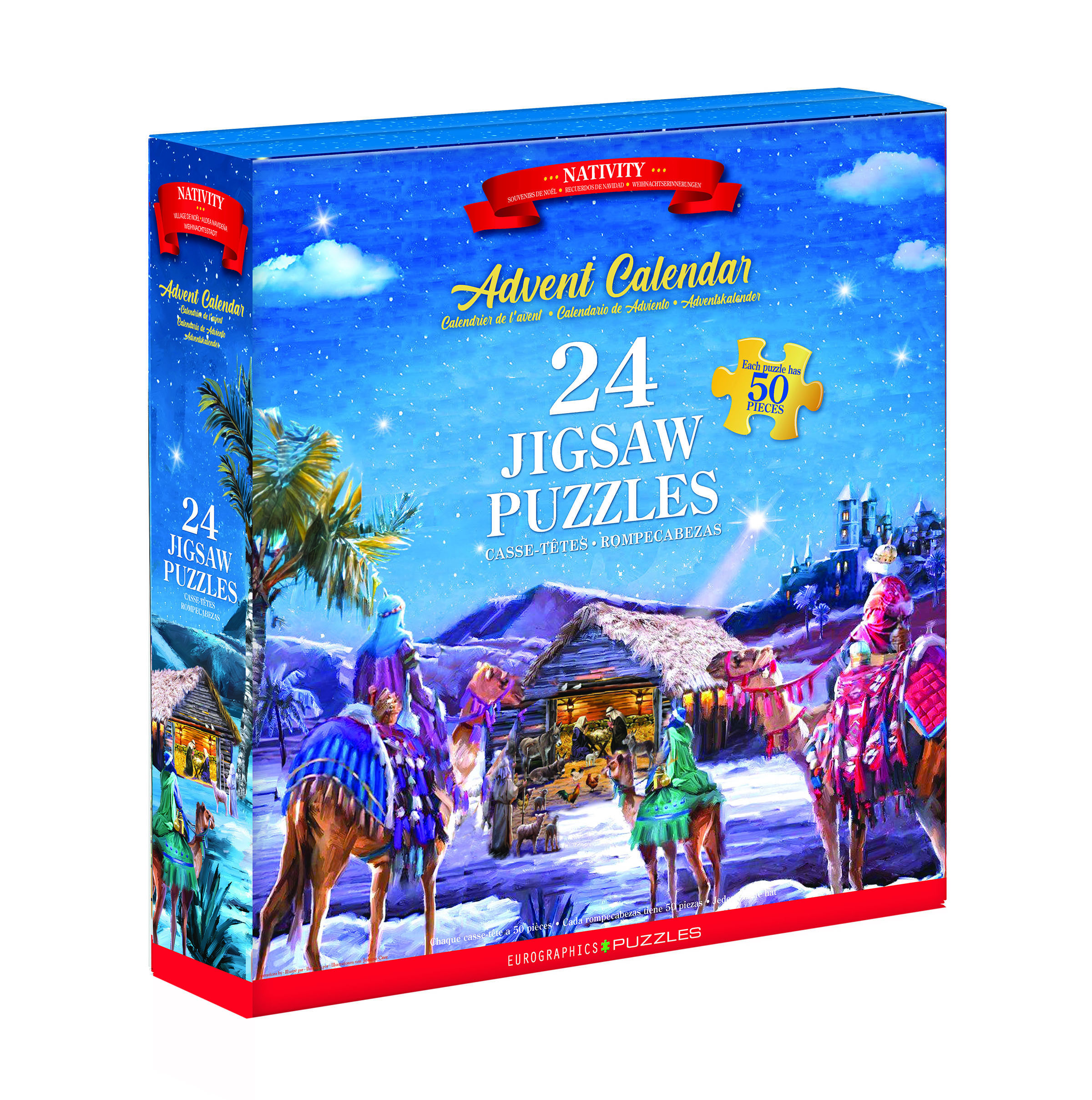 Adventskalender - Weihnachtskrippe - 24 Puzzles