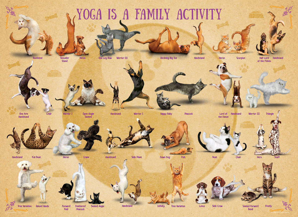 XXL Teile - Yoga is A Family Activity