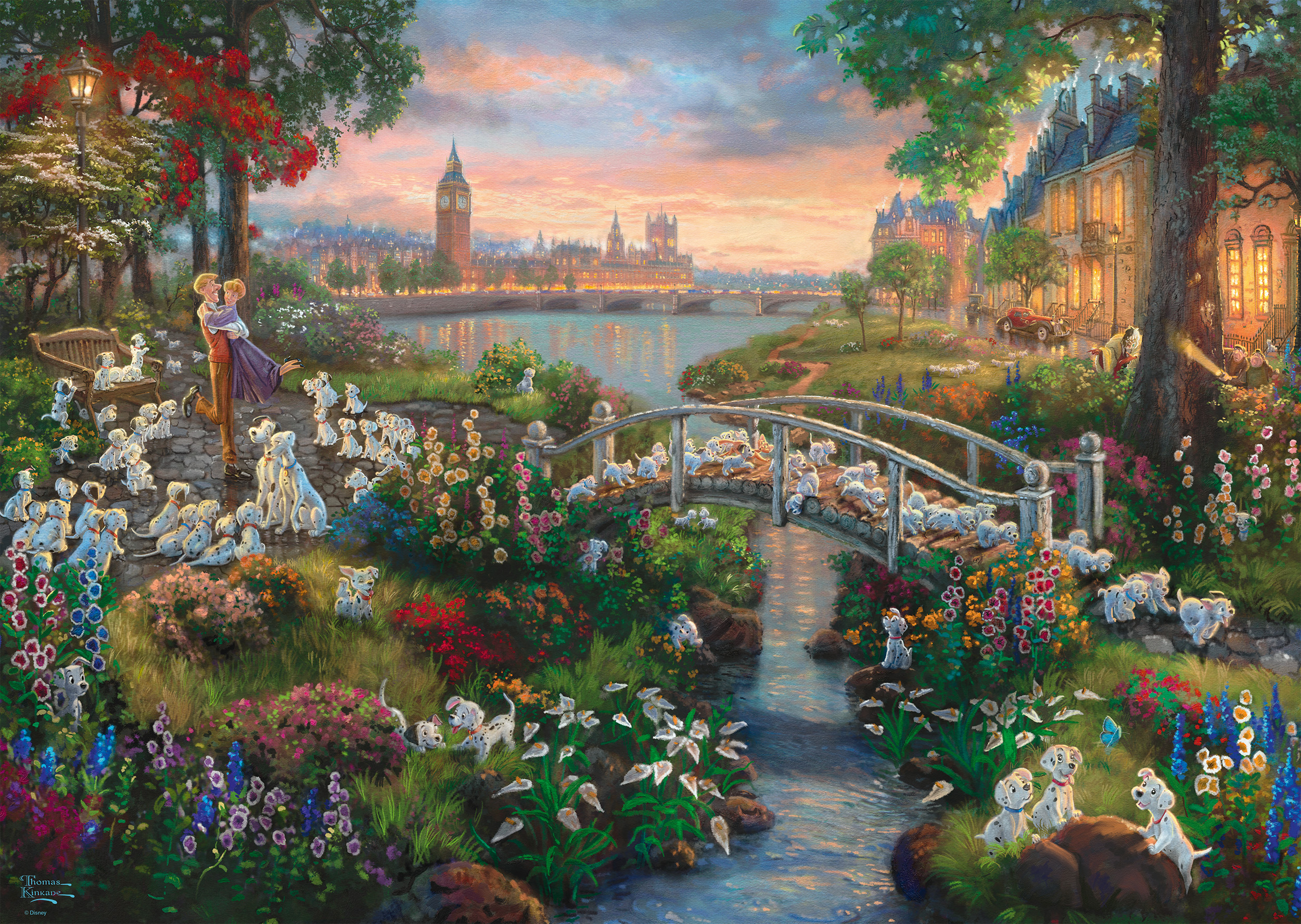 Thomas Kinkade, Disney, 101 Dalmatiner