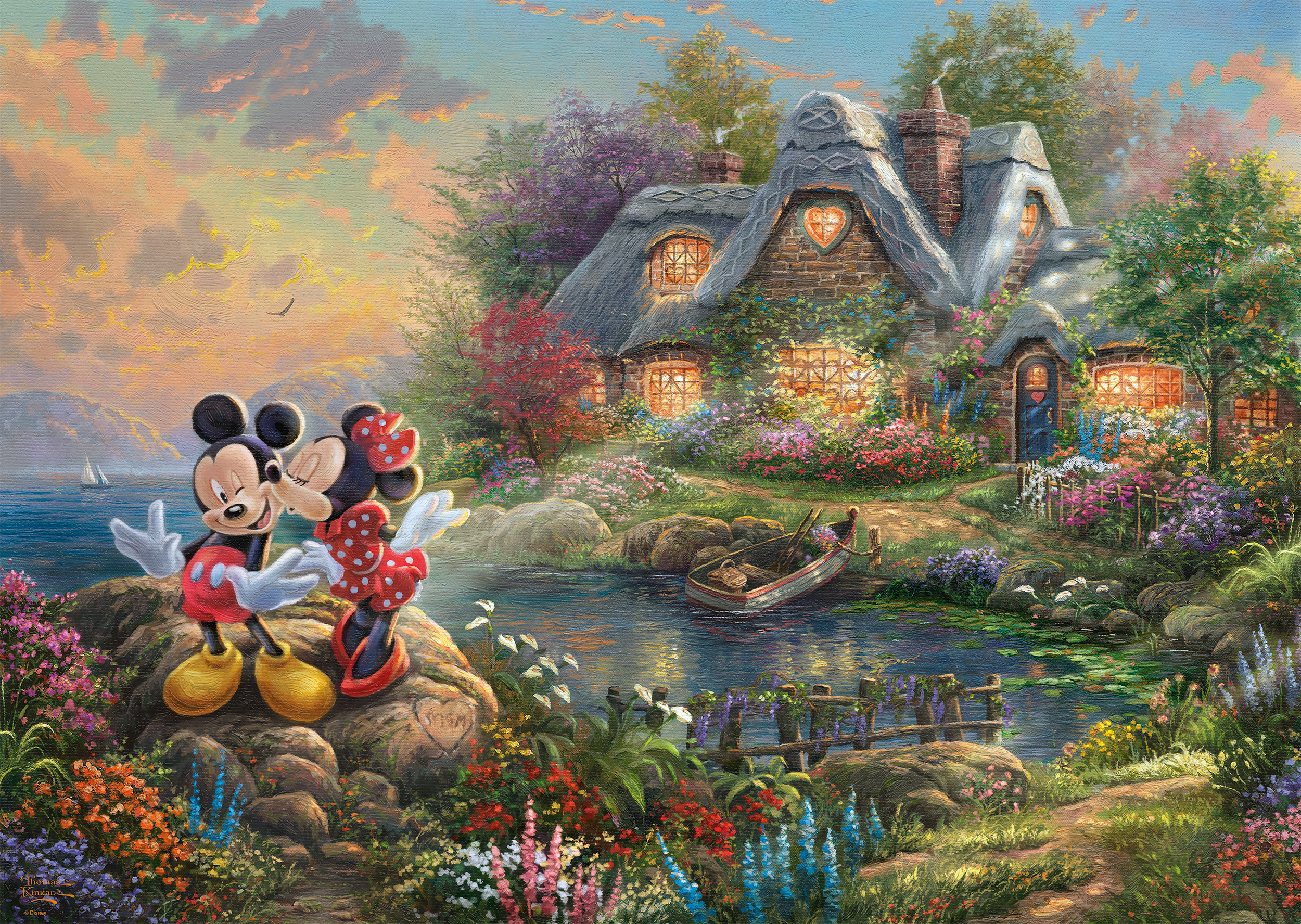 Thomas Kinkade, Disney-Sweethearts Mickey & Minnie