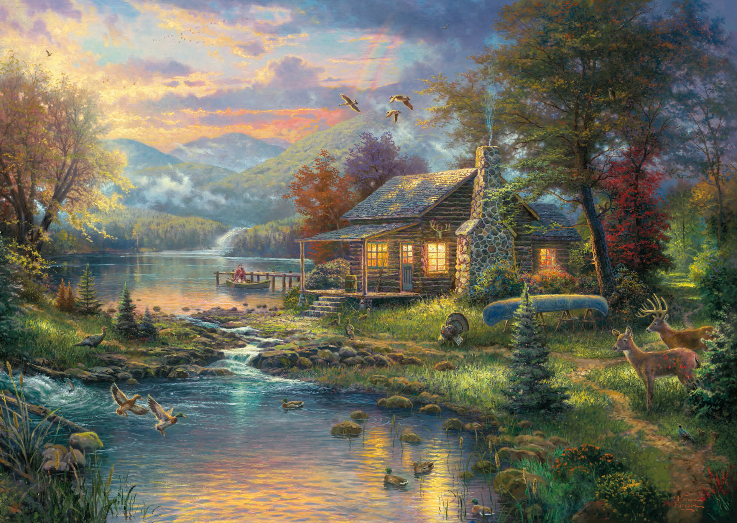 Thomas Kinkade, Im Naturparadies