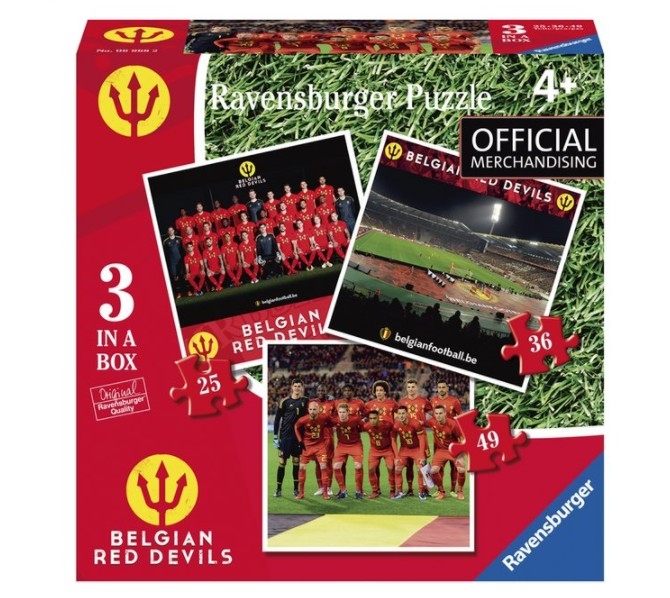 3 Puzzles - Belgian Red Devils
