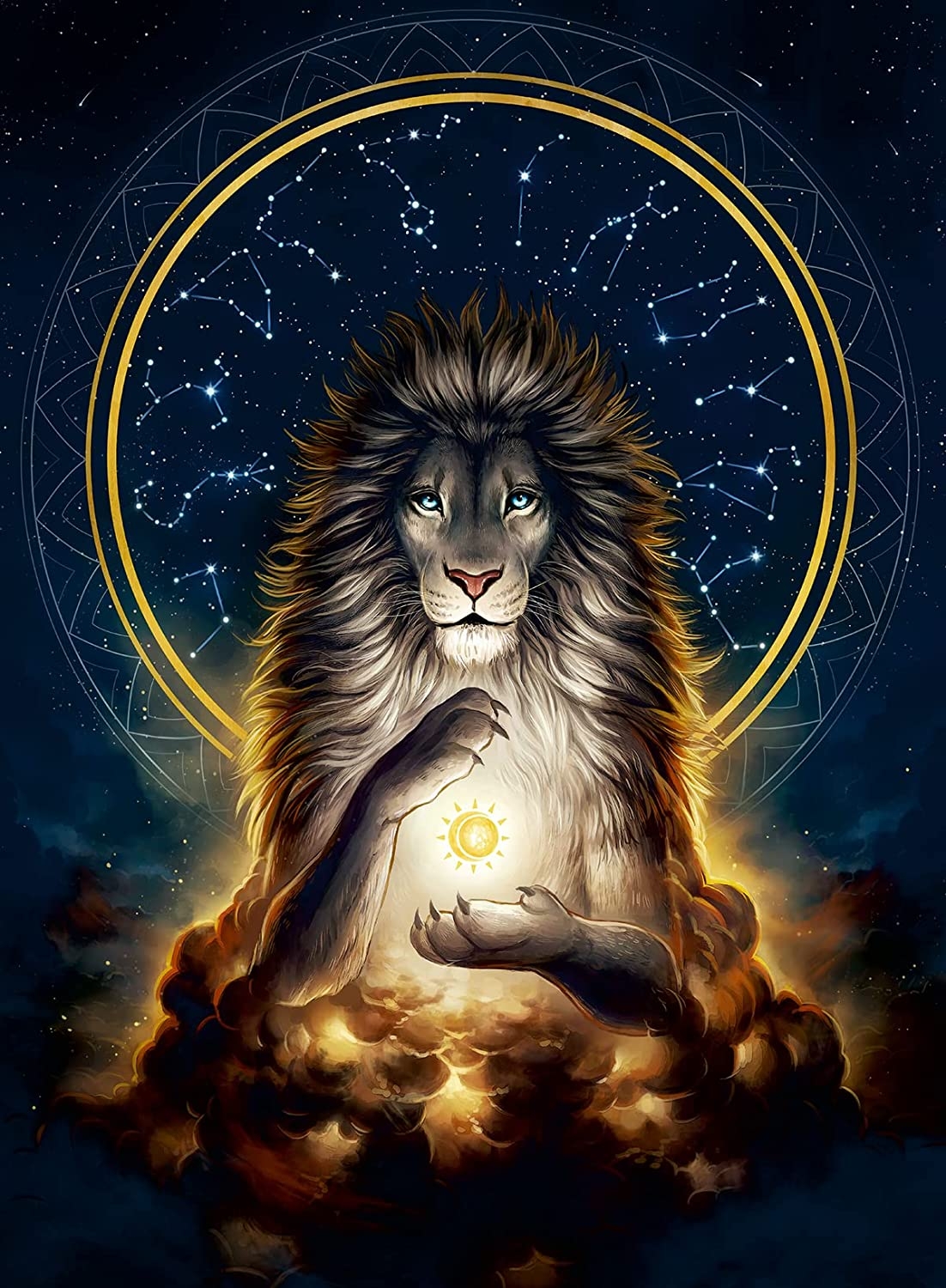 Brillanter Löwe - Glow in the Dark