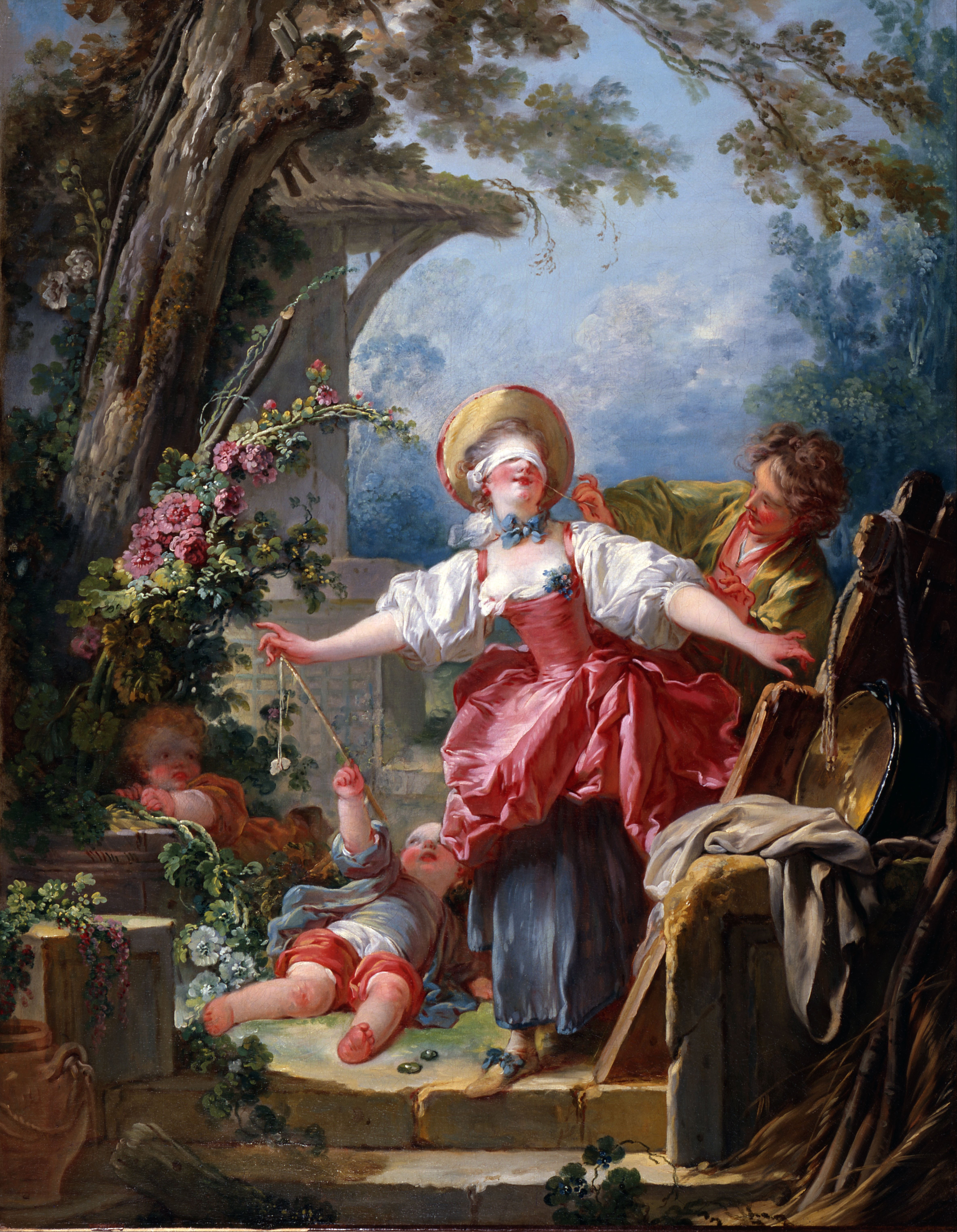 Jean-Honoré Fragonard: Blind Man's Bluff