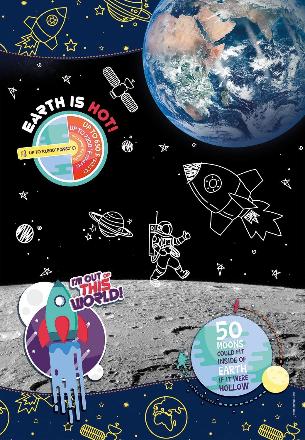 Space Explorer- Supercolor Puzzle