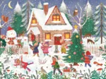 Adventskalender Puzzle - Frohe Feiertage