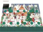 Adventskalender Puzzle - Frohe Feiertage