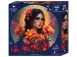 Rundes Puzzle - Mysterious Beauty