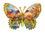 Herbst Schmetterling - Formpuzzle