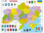 Rahmenpuzzle - Politische Karte der Ukraine