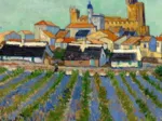 Van Gogh - View of Saintes-Maries-de-la-Mer, 1888