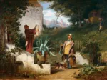 Carl Spitzweg - Jugendfreunde, 1855