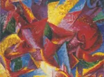 Umberto Boccioni: Forme plastiche di un Cavallo, 1914