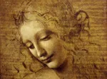 Leonardo da Vinci: Gesicht der Giovane Fanciulla, 1508