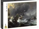 Ludolf Backhuysen: Ships in Distress off a Rocky Coast, 1667