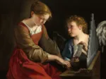 Orazio Gentileschi and Giovanni Lanfranco: Saint Cecilia and an Angel, 1617/1618