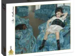 Mary Cassatt: Little Girl in a Blue Armchair, 1878