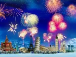 Silvester auf der ganzen Welt