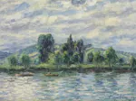 Francis Picabia - Ufer der Yonne, Sonnenspiegelung, 1906