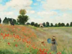 2 Puzzles - Die Kunst Monets: Die Terrasse von Sainte-Adresse, 1867 - Mohnblumenfeld, 1873