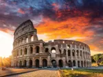 Sonnenuntergang über dem Kolosseum