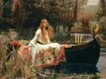 John William Waterhouse - Die Herrin von Shalott, 1888