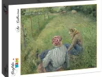 Camille Pissarro: Young Peasant Girls Resting in the Fields near Pontoise, 1882