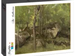 Jean-Baptiste-Camille Corot: Rocks in the Forest of Fontainebleau, 1860-1865