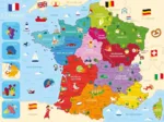 Karte von Frankreich