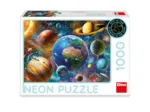 Neon-Puzzle - Planeten