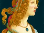 Sandro Botticelli - Idealized Portrait of a Lady, 1480