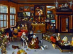 Hieronymus Francken Iicirca - The Archdukes Albert and Isabella Visiting a Collector's Cabinet, 1623