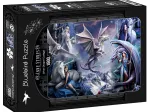 Anne Stokes - Silver Dragon Collage