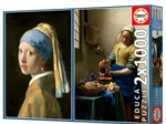 2 Puzzles - Girl with a Pearl Earring & The Milkmaid. Johannes Vermeer