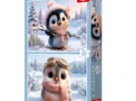 2 Puzzles - Cute Penguins